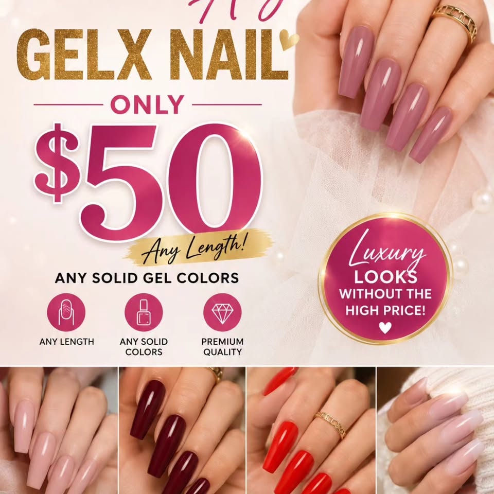Signature Gel-X Extensions and Nail Care